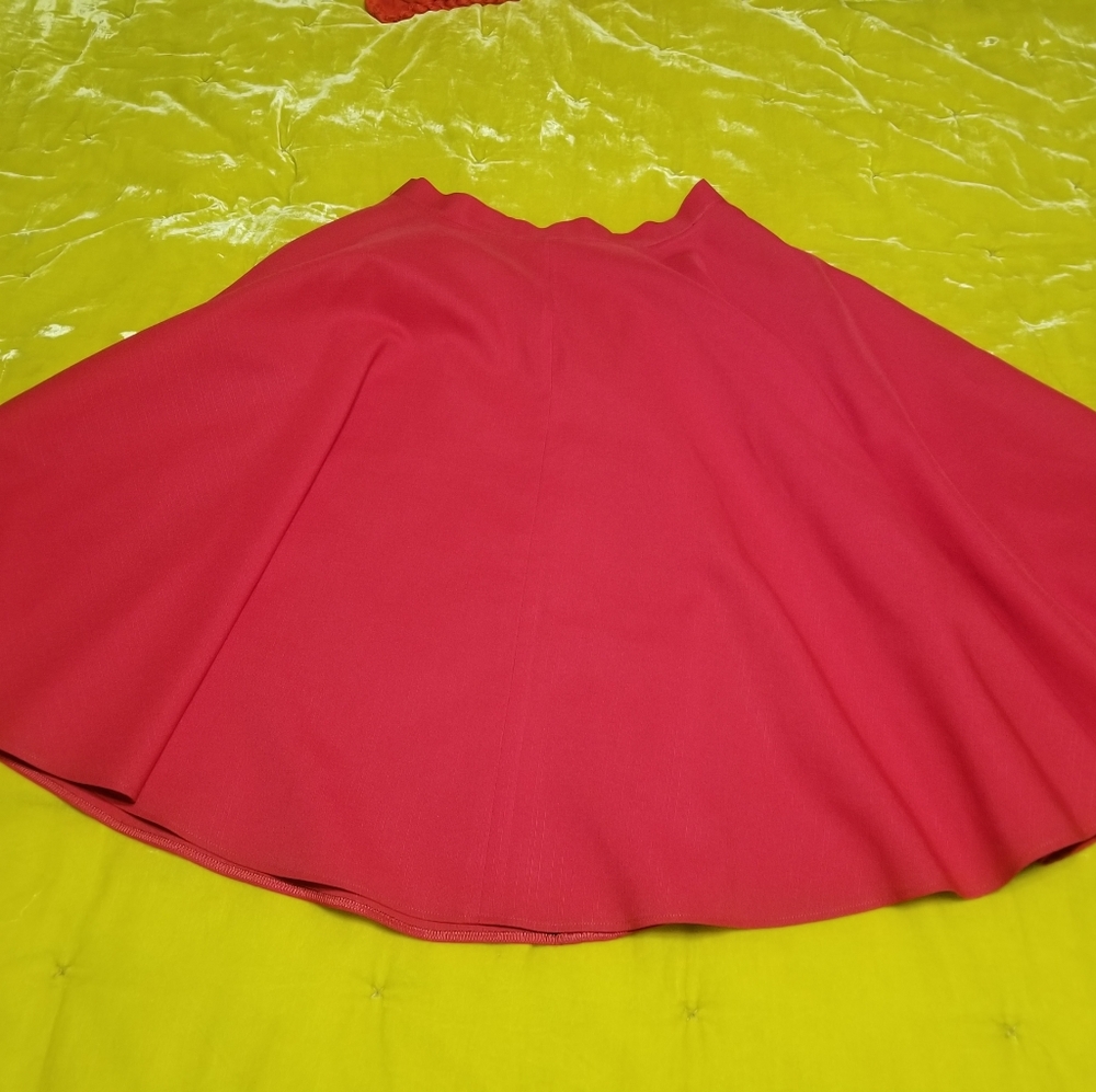 Beautiful red circle skirt